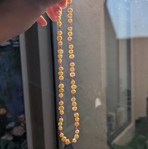 Freshwater Pearl Swarovski Necklace - Picture 3 of 12